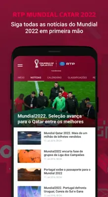 RTP Mundial 2022 android App screenshot 0