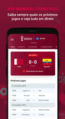 RTP Mundial 2022 android App screenshot 3